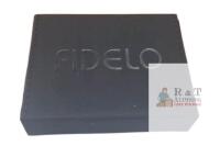 NEW FIDELO Carbon Fiber Minimalist RFID Wallet, Leather Outer Case, Gift Box, Extra Bands, Black