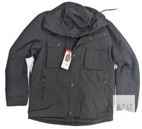 NEW Marc New York Andrew Marc Men&rsquo;s Medium Hooded Jacket, Black, 4 Pockets