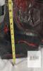 Custom Batman Armor Suit Red/Black Cosplay with Helmet & LED Chest, Adult Size, 24" Tall - 7