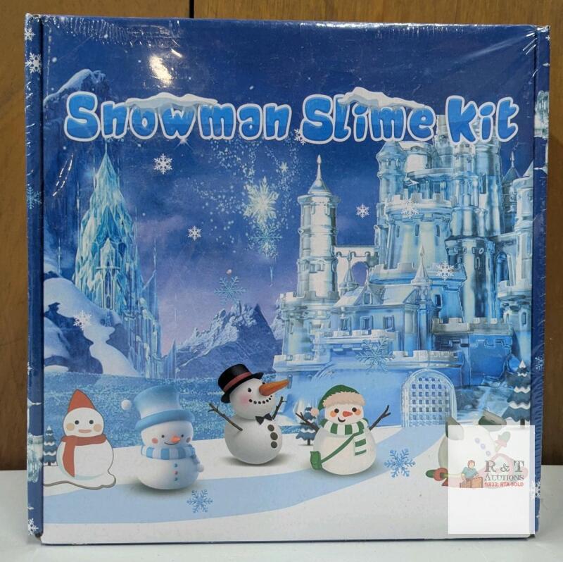 NEW LAWOHO Snowman Slime Kit, Slime Set, Batch 001, Age 3+, CE/UKCA, Complete Activity Box