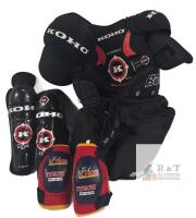 Youth KOHO 2235 Hockey Pad Set, Bauer Supreme Pants, ITECH Elbow Pads, Size Jr Medium