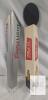Coors Light Triangular Metal Tap Handle & Mill St. Brewery Tractor Chalkboard Tap Handle Pair - 2