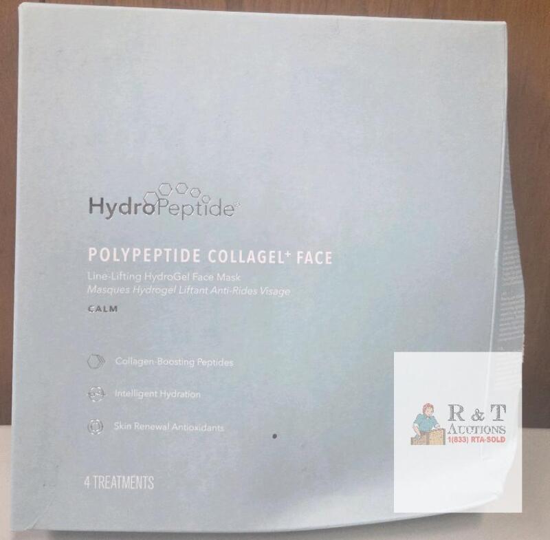 NEW HydroPeptide Polypeptide Collagel+ Face Masks, 4 Treatments, UPC 818951022343, EXP 11/26