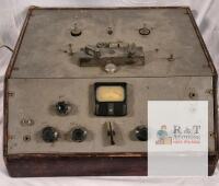 Vintage Mono Reel-to-Reel Tape Recorder, Tube, 7&frac12; & 3&frac34; ips, Analog VU, Wood Case, 1940s-1950s Powers on