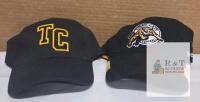 Hamilton Tiger-Cats CFL Reebok Sideline Adjustable Cap & TC Stretch Fit Cap, Black/Yellow Embroidered