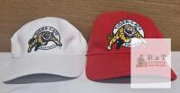 Hamilton Tiger-Cats CFL Adjustable Baseball Caps (White & Red), Team Logo, Canada Flag Patch
