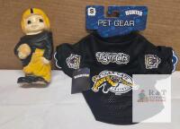 Hamilton Tiger-Cats CFL Dog Jersey Small by Hunter, Official Licensed Pet Gear,