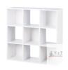 For Living 9-Cube Storage Organizer, Bookcase/Bookshelf, White. Retails for $100