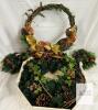 6 Indoor/Outdoor Holiday Wreaths - Largest Measures 20&rdquo; in Diameter - 4
