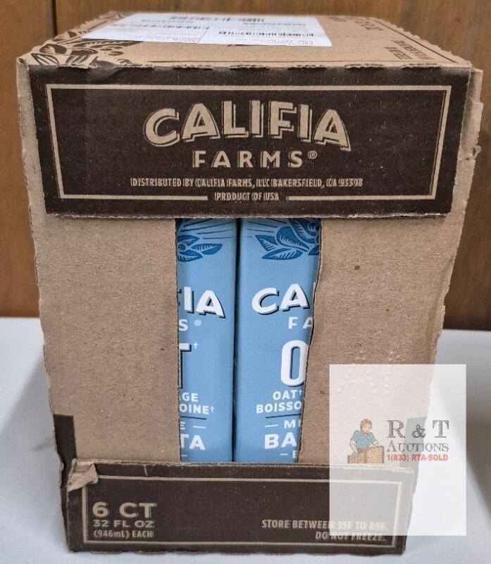 [BB 2025 JUL 30] 6 New Califia Farms Oat Beverage Barista Blend 946mL