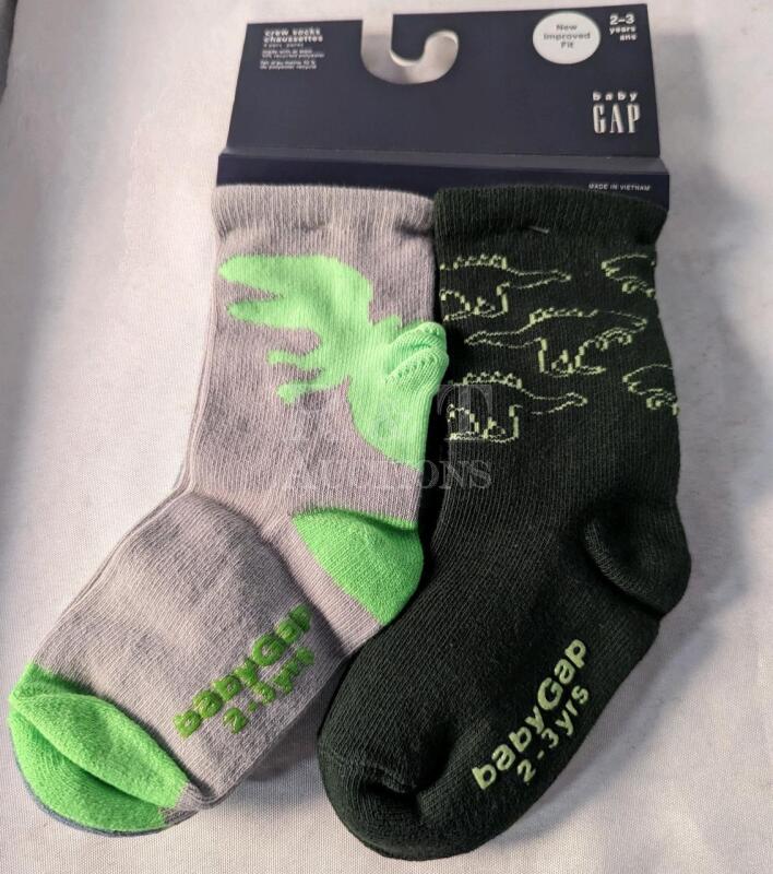 New Baby GAP Crew Socks. 2-3 Years. 4 pairs.
