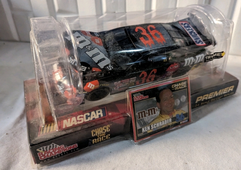 New Nascar Ken Schrader M&Ms Diecast Model Car.