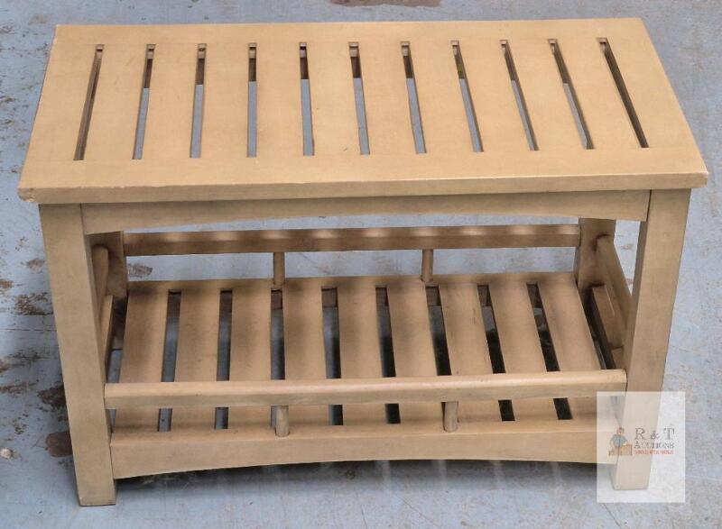 Wooden Bench 26.75" x 14" x 17"