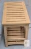 Wooden Bench 26.75" x 14" x 17" - 2