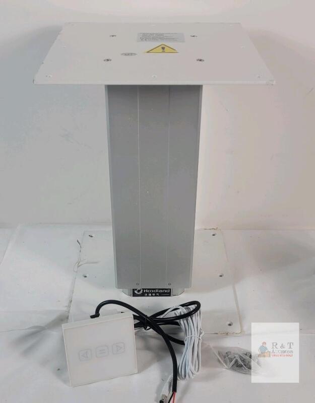 As New - Hoodland IPTT-ZL360 Height Adjustable Electric Lifting Column, Length 440mm, DC 12/24V, with Controller, Large Aluminum Pole(600N - 140lb max. , 12MM per S,12V) . Retail $560 . Untested
