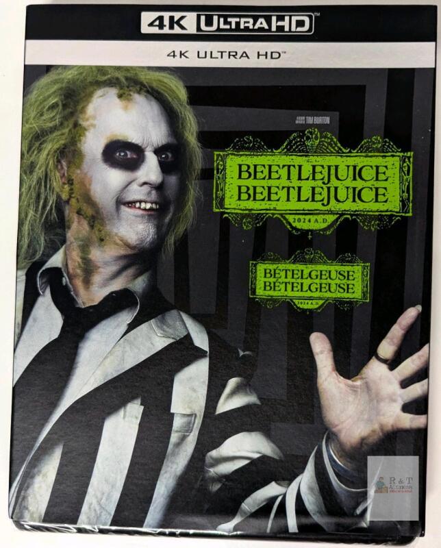 New 4K Ultra HD BEETLEJUICE BEETLEJUICE (2024)