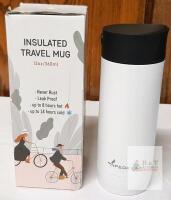 New 12 oz Insulated Travel Mug - Never Rust- Leak Proof