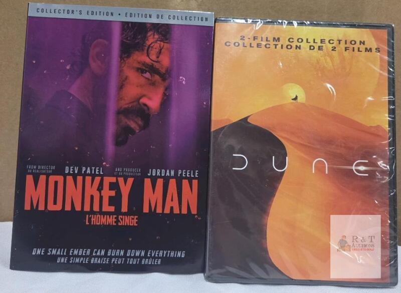 2 New Movie Lot Monkey Man & Dune