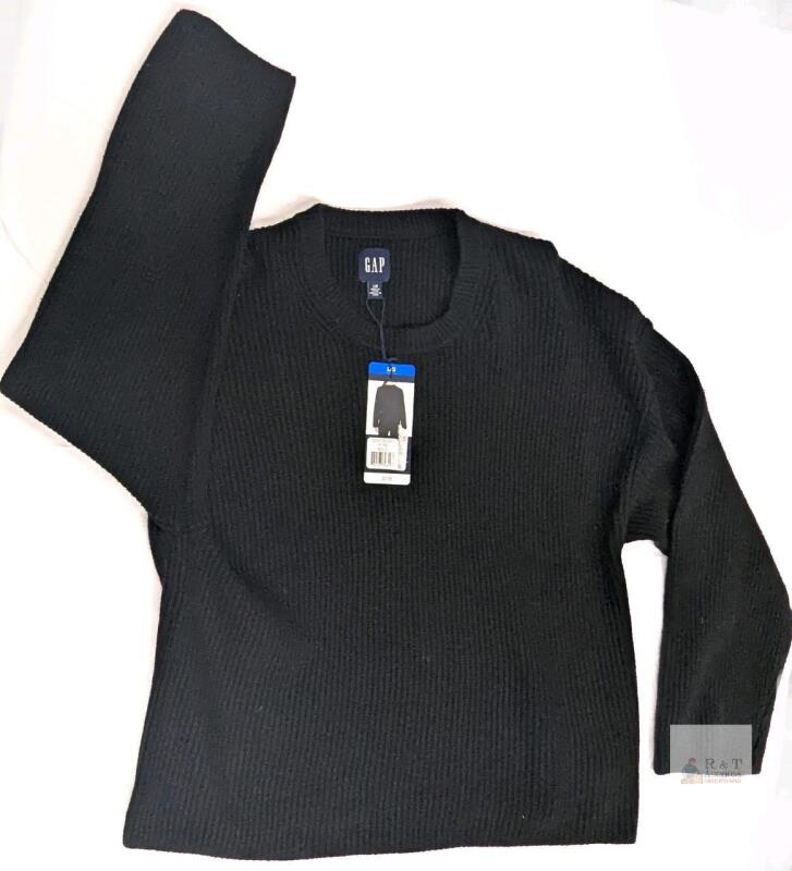 New Size LG Women's GAP Cotton Blend Ribbed Knit Sweatshirt