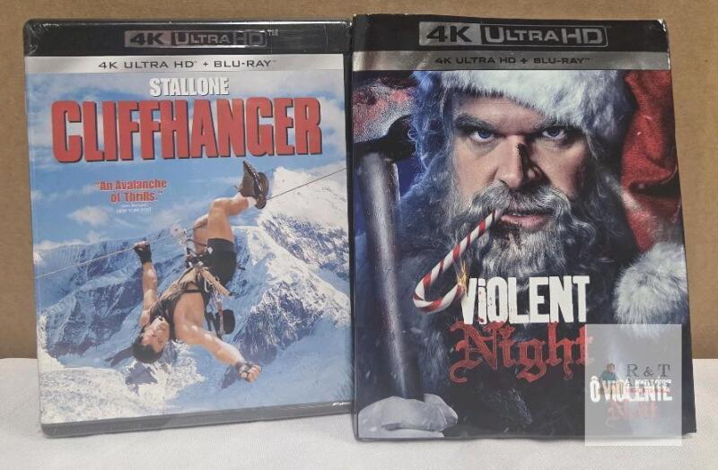 New Blu-ray Stallone Cliffhanger & Violent Night