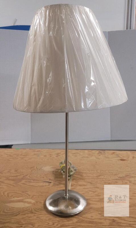 Home Decor Table Lamp , Measures 23" Tall . Tested Working (bulb not included)