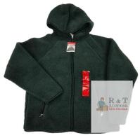 NEW Sierra Designs Sherpa Fleece Hoody Jacket, Women's Medium, Green, YKK Zipper, New with Tags