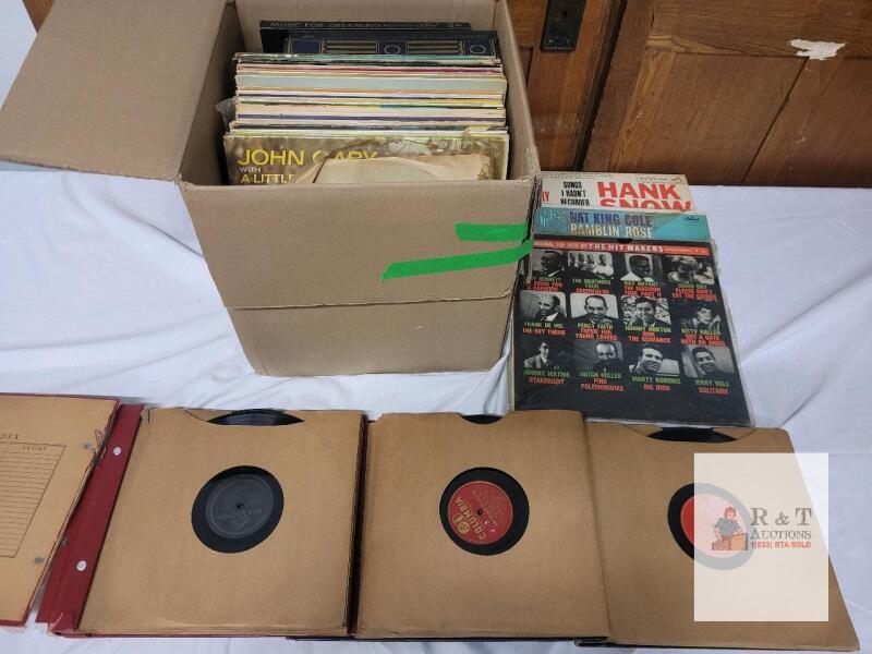 Vintage Vinyl LP & 78 RPM Record Lot: Columbia, Capitol, Mercury, RCA Victor, Boxed Albums, 1940s&ndash;60s