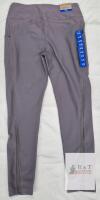 NEW Mondetta Active Mesh Legging Women's Large Gray 26.5" Inseam Side Pockets Polyester Spandex