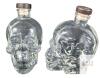 Crystal Head Vodka 750mL Skull Bottles, Set of 2, Empty, Embossed Code 8629 DAJJA, Canada Glass