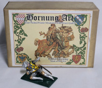 Hornung Art Hand Painted Pewter Miniature ' Jean , Comte De Roucy ' w/Box