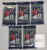 5 PACKS 2025 Panini Donruss Baseball Card Pack, 5 Cards, Factory Sealed, Travis Bazzana Art