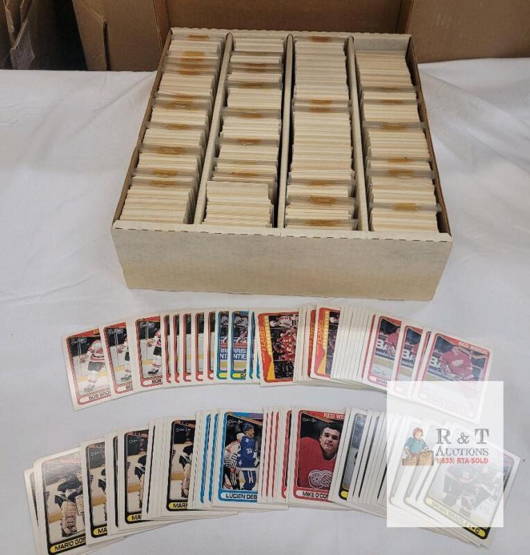 1990 - 91 O Pee Chee NHL Hockey Trading Card Singles in Quad Long Box