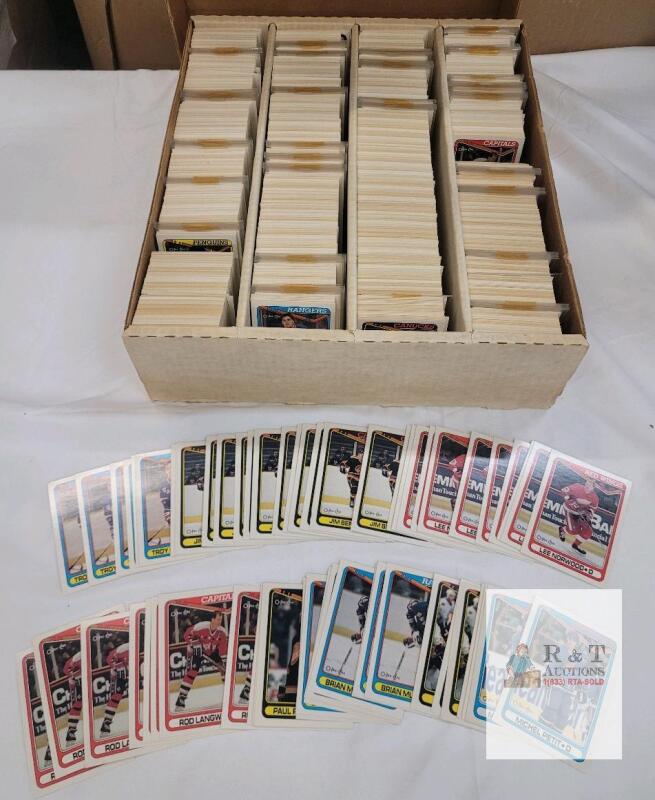1990 - 91 O Pee Chee NHL Hockey Trading Card Singles in Quad Long Box