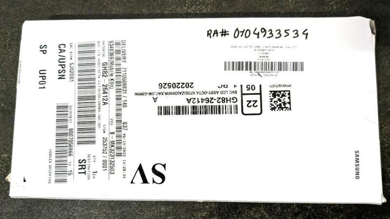 New OEM Samsung S21 FE G990 Octa Kit Assembly Gray SECA