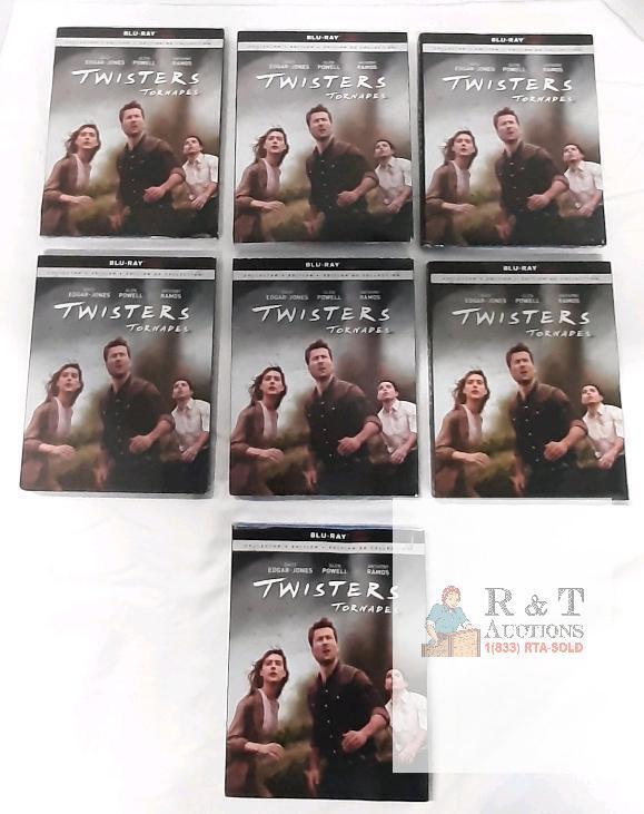 7 NEW Twisters (2024) Collector&rsquo;s Edition Blu-ray, Slipcover, Daisy Edgar-Jones, Glen Powell