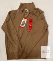 NEW LOFT Collared Pullover Sweater Medium Taupe Long Sleeve Women's NWT
