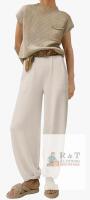New sz Small Womens Two Piece Outfit Sweatsuits Sets Knit Pullover Tops High Waisted Pants LoungeWear Tracksuit Matching Sets