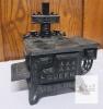 Antique Queen Cast Iron Toy Stove with Pots, Skillet & Utensils, Kenton, c.1920s, 6" Tall - 2