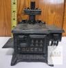 Antique Queen Cast Iron Toy Stove with Pots, Skillet & Utensils, Kenton, c.1920s, 6" Tall - 3