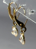 10K yellow Gold stamped Dainty Drops CZ Heart - 2