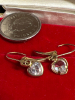 10K yellow Gold stamped Dainty Drops CZ Heart - 4