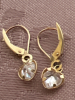 10K yellow Gold stamped Dainty Drops CZ Heart - 6