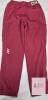 NEW Merrell XS Women's Burgundy Hiking Pants, Elastic Waist, Polyester Stretch, Cargo Pockets, Reflective