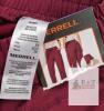 NEW Merrell XS Women's Burgundy Hiking Pants, Elastic Waist, Polyester Stretch, Cargo Pockets, Reflective - 2