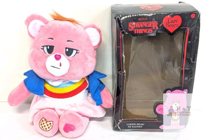 Care Bears Cheer Bear as Eleven Plush 14" Stranger Things with Box