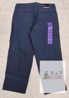 NEW Sierra Designs Women's Hiking Pants Size 4, Slate Blue, Zipper Cargo Pocket, Stretch Nylon Blend