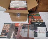 Christmas Vinyl Record Collection&mdash;The Beach Boys, Band Aid, Jon Anderson, EST. 35 LPs, Boxed Lot
