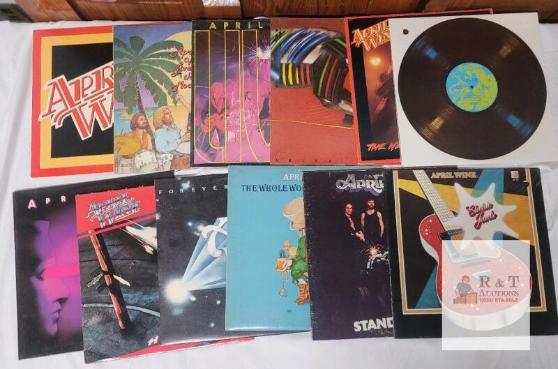 April Wine Vinyl LP Collection &ndash; Classic Canadian Rock Albums Aquarius Records 1970s&ndash;80s Lot