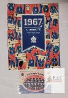 Upper Deck 1967 Maple Leafs Stanley Cup Tribute Card #0866/1000 & Alumni Program (2007)
