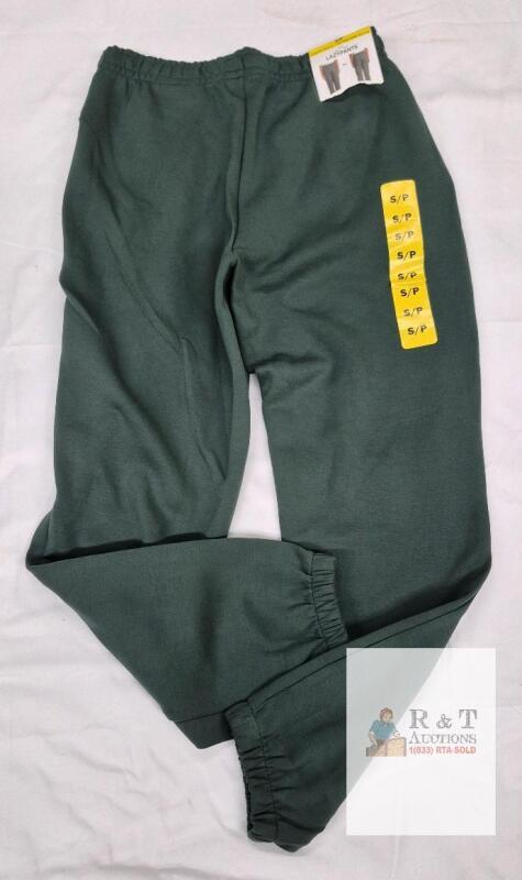 NEW Lazypants Sweatpants, Small, Dark Green, Elastic Waist/Cuffs, 28.5" Inseam, Pockets